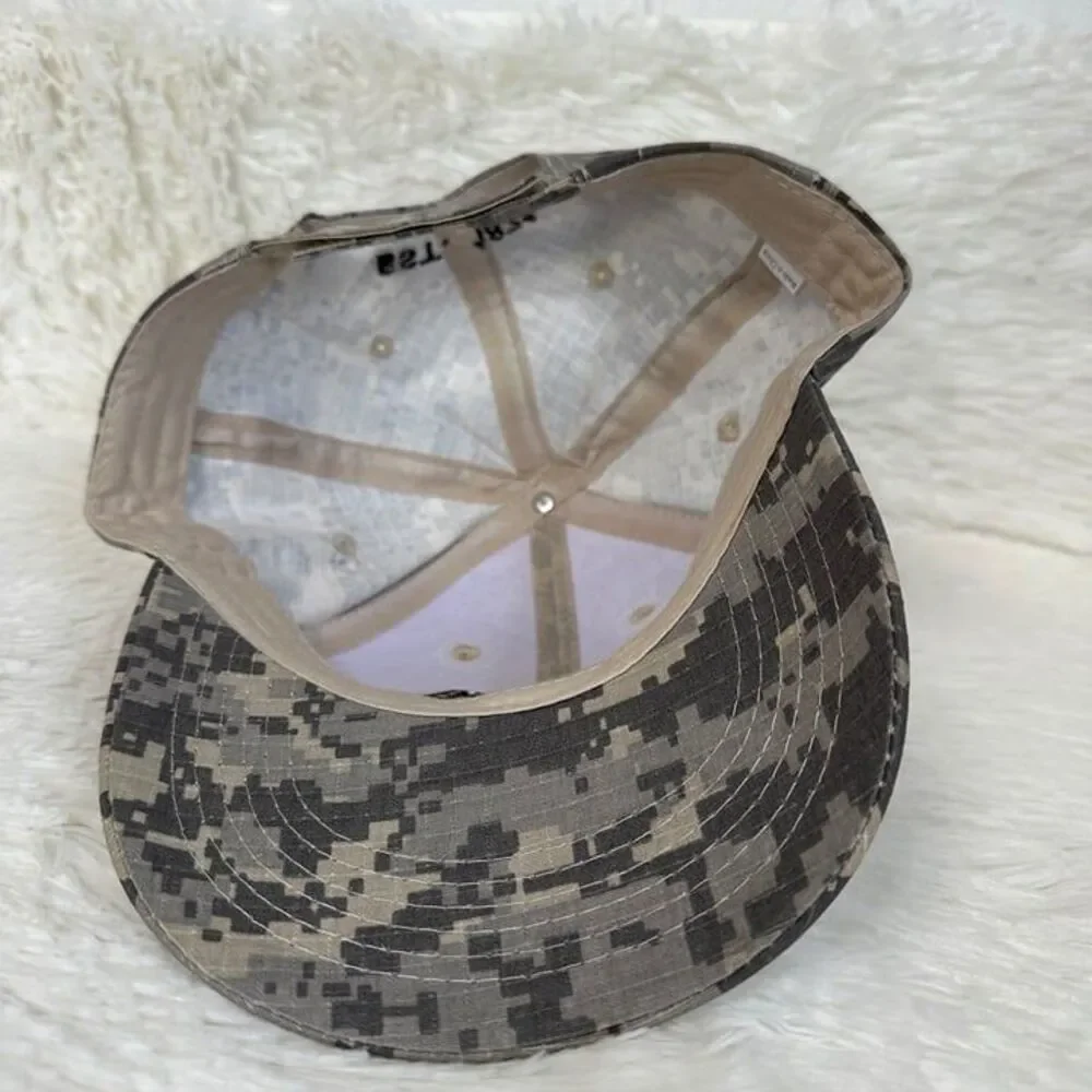 NRA Hat Cap Strap Back Adjustable Digital Camo Camouflage Vest. 1871
